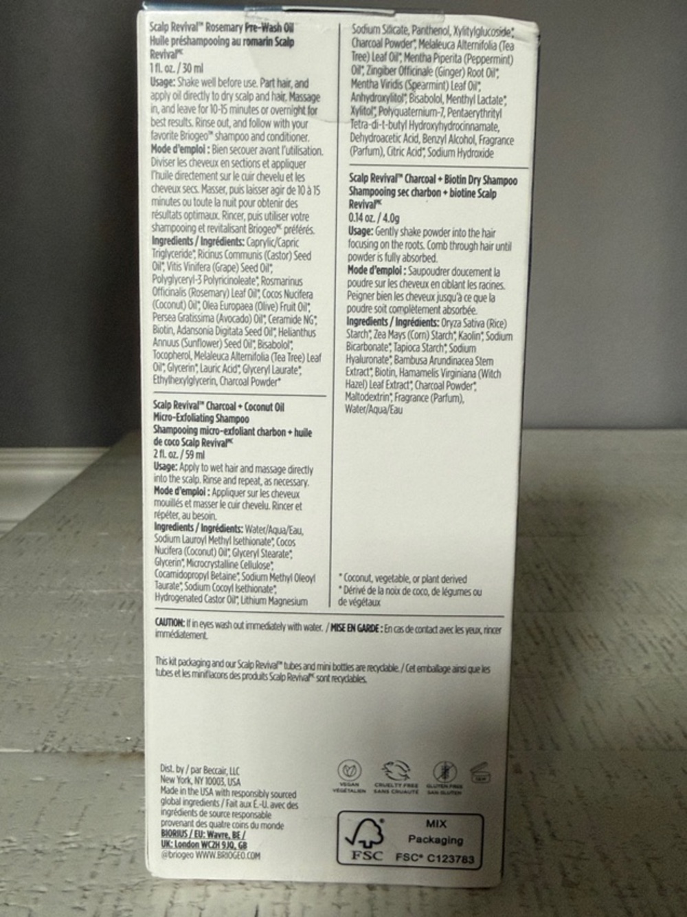 NWT Briogeo Scalp-Soothing Starter Kit ✈️ Clean Haircare Minis - Picture 4 of 5